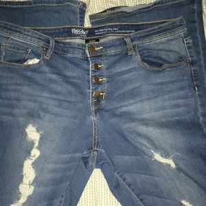 Mossimo button fly jeans